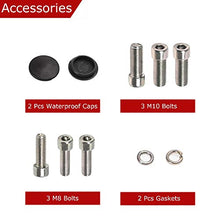 Carica l'immagine nel visualizzatore di Gallery, Evermotor Universal retrovisori specchio Specchietto per moto con marchio 2x... - Ilgrandebazar