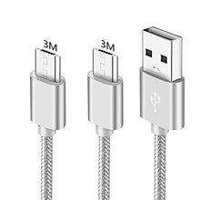 Carica l'immagine nel visualizzatore di Gallery, Cavo PS4 Controller,3M 2 Pezzi USB di Ricarica Cavetto Per Joystick...