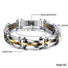 Carica l'immagine nel visualizzatore di Gallery, Keybella Bracciale Braccialetto per Uomo Catena in Argentooro - Ilgrandebazar
