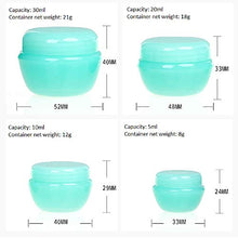 Carica l'immagine nel visualizzatore di Gallery, 24 pezzi contenitori cosmetici vuoti vasetti da viaggio in plastica per...