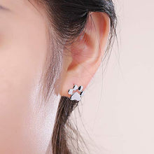 Carica l'immagine nel visualizzatore di Gallery, Bamoer, orecchini a perno a forma di zampa, in argento Sterling Paw-argento - Ilgrandebazar