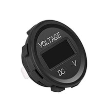 Carica l'immagine nel visualizzatore di Gallery, YGL Voltmetro DC 24v / 12v Auto/Moto Impermeabile Tensione Corrente Blu - Ilgrandebazar