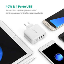 Carica l'immagine nel visualizzatore di Gallery, RAVPOWER IT RP-PC026 Alimentatore USB, Bianco - Ilgrandebazar