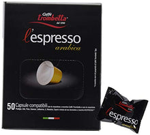 Carica l'immagine nel visualizzatore di Gallery, Caffè Trombetta L'Espresso Arabica - Confezione da 50 Capsule - Ilgrandebazar
