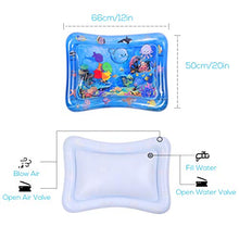Carica l'immagine nel visualizzatore di Gallery, Fanmad Tappeto Gioco Gonfiabile ad Acqua per Bambini - Giocattoli Blue