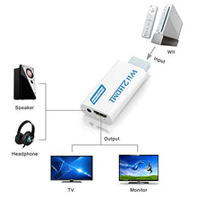 Carica l'immagine nel visualizzatore di Gallery, Convertitore Da Wii A HDMI,GANA Adattatore da a HDMI Video di Bianco