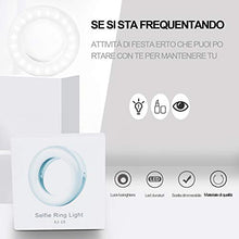 Carica l'immagine nel visualizzatore di Gallery, QcoQce Selfie Ring Light, 3 Tipi di Luminosità 40 LED Light BIANCA