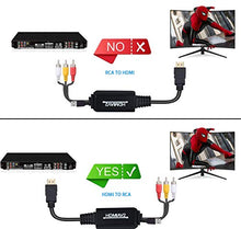 Carica l'immagine nel visualizzatore di Gallery, HDMI a RCA Convertitore Adattatore, da 1080P a AV 3RCA CVB Convertitore... - Ilgrandebazar