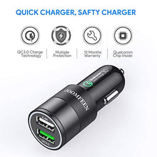 Carica l'immagine nel visualizzatore di Gallery, JOOMFEEN Caricabatteria Auto USB C,Quick Charge 3.0+2.4A 30W Caricatore... - Ilgrandebazar