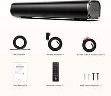 Carica l'immagine nel visualizzatore di Gallery, BOMAKER Tapio I Mini Soundbar Bluetooth 5.0 Wireless, 16'' con Grigio argento