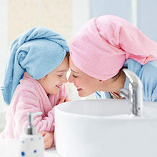 Carica l'immagine nel visualizzatore di Gallery, Asciugamano Capelli a Turbante , BETOY 4 pezzi a in... - Ilgrandebazar