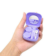 Carica l'immagine nel visualizzatore di Gallery, Confezione da 4 mini custodia viaggio per lenti a contatto, blu, viola,... - Ilgrandebazar