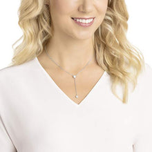 Carica l'immagine nel visualizzatore di Gallery, Swarovski Collana A Y Attract, Cristallo Bianco, Rodiata, da Donna - Ilgrandebazar