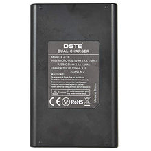 Carica l'immagine nel visualizzatore di Gallery, DSTE 2x SPCC1B Ricambio Batteria + Caricatore doppio USB con display LCD...