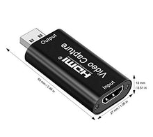 Carica l'immagine nel visualizzatore di Gallery, Microvolt Scheda di acquisizione Video da HDMI a USB, 1080p USB2.0 2.0, Black