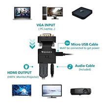 Carica l'immagine nel visualizzatore di Gallery, Adattatore da VGA a HDMI, Convertitore HDMI con a