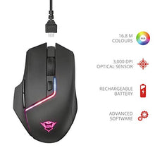Carica l'immagine nel visualizzatore di Gallery, Trust Gaming GXT 161 Mouse da Gioco Wireless con Batteria Ricaricabile...