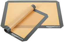Carica l'immagine nel visualizzatore di Gallery, AmazonBasics - Tappetini da forno in silicone, Set 2 pezzi Confezione 2 - Ilgrandebazar
