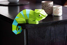 Carica l'immagine nel visualizzatore di Gallery, Kit camaleonte NUOVO PUZZLE 3D MODERNO di assemblarsi per la decorazione... - Ilgrandebazar