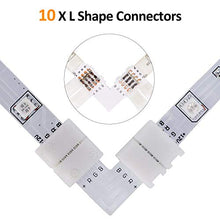 Carica l'immagine nel visualizzatore di Gallery, REDTRON Connettore Striscia LED,10mm RGB il connettore LED include 10x L...