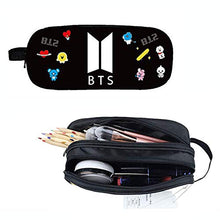 Carica l'immagine nel visualizzatore di Gallery, iwobi Astuccio per matite BTS,Astuccio Portapenne studenti,Doppio Strato...