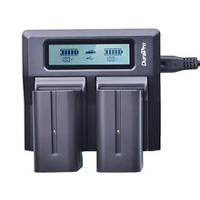 Carica l'immagine nel visualizzatore di Gallery, DuraPro - Caricabatterie super rapido con doppio display LCD, per batterie...