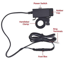 Carica l'immagine nel visualizzatore di Gallery, YGL Impermeabile Caricabatterie USB per Moto con Interruttore di... - Ilgrandebazar