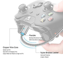 Carica l'immagine nel visualizzatore di Gallery, Cavo PS4 Controller,3M 2 Pezzi USB di Ricarica Cavetto Per Joystick...