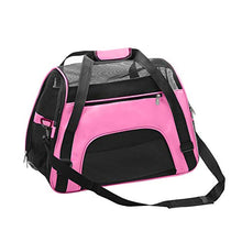 Carica l'immagine nel visualizzatore di Gallery, DONYER POWER - Borsa da Viaggio per Cani e Gatti con Bordo Morbido Rosa-S