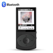 Carica l'immagine nel visualizzatore di Gallery, AGPTEK Bluetooth 4.0 Lettore Mp3 8GB C3B Player di Metallo con Nero MC3