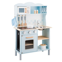 Carica l'immagine nel visualizzatore di Gallery, New Classic Toys Kitchenette-Modern-Electric Cooking, Colore Blu, 11065 Blu