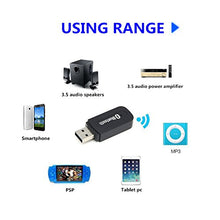 Carica l'immagine nel visualizzatore di Gallery, Ricevitore Bluetooth Aigoss, 4.2 USB Adattatore Portatile Wireless...