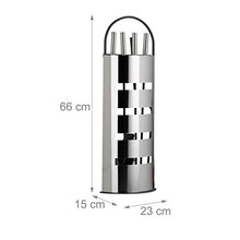 Carica l'immagine nel visualizzatore di Gallery, Relaxdays 10022290 Accessori Camino, 5 Pezzi, Moderno, Porta-Attrezzi,...