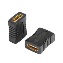 Carica l'immagine nel visualizzatore di Gallery, J&amp;D HDMI Coupler Adapter, 2-Pack Placcato Oro Femmina a 4K