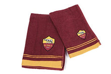 Carica l'immagine nel visualizzatore di Gallery, AS Roma 8907 020 2140 Set Asciugamano e Ospite in Spugna, 100% Cotone,... - Ilgrandebazar