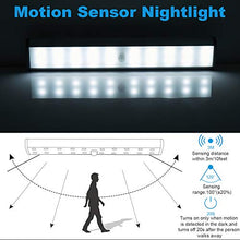 Carica l'immagine nel visualizzatore di Gallery, 20Led Armadio Sensore Movimento Luce, Wireless Luci 20LED-2, Bianco Freddo - Ilgrandebazar