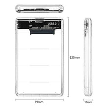 Carica l'immagine nel visualizzatore di Gallery, POSUGEAR Case Esterno per Disco Rigido 2.5", USB 3.0 con 3.0, Trasparente