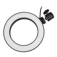 Carica l'immagine nel visualizzatore di Gallery, EBTOOLS Lampada da tavolo per trucco con anello fotografia, 6 pollici...