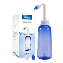 Carica l'immagine nel visualizzatore di Gallery, CROING (500ml bottiglia) Irrigatore Nasale Manuale per Lavaggi Nasali Neti... - Ilgrandebazar