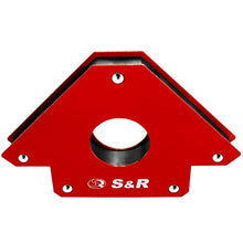 Carica l'immagine nel visualizzatore di Gallery, S&amp;R Supporto Angolare Magnetico I Magnete per saldatura a squadra 45 100 mm