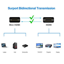 Carica l'immagine nel visualizzatore di Gallery, Rankie Cavo Mini HDMI a HDMI, 4K, compatibile con Ethernet, 3D y ARC, 1,8 m