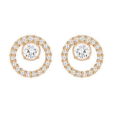 Carica l'immagine nel visualizzatore di Gallery, Swarovski Orecchini Creativity Circle, Cristallo Bianco, Placcati Nella... - Ilgrandebazar