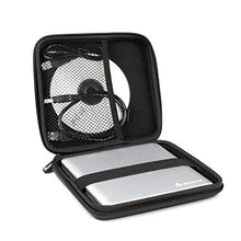 Carica l'immagine nel visualizzatore di Gallery, Salcar - Custodia rigida portatile per interni ed esterni DVD CD Blu Ray...