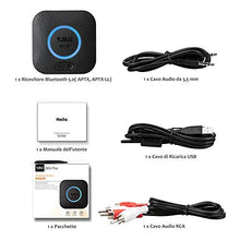 Carica l'immagine nel visualizzatore di Gallery, 1Mii Ricevitore Bluetooth 5.0, Adattatore Audio Hi-Fi con Jack Aux...