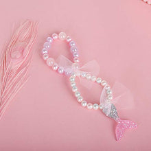 Carica l'immagine nel visualizzatore di Gallery, PowerKing Collana per Bambini, Set di Gioielli da Principessa con Rosa