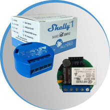 Carica l'immagine nel visualizzatore di Gallery, Shelly 1 One - Relè Wireless, WiFi automazione domestica