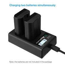 Carica l'immagine nel visualizzatore di Gallery, Powerextra - Caricabatteria Dual USB con display LCD, funziona con...