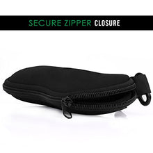 Carica l'immagine nel visualizzatore di Gallery, MoKo Astuccio per Occhiali da Sole, Custodia Portatile a [1 pacco], A-Nero - Ilgrandebazar