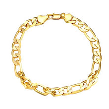 Carica l'immagine nel visualizzatore di Gallery, Fenical Bracciale uomo a catena hip hop in oro - Ilgrandebazar