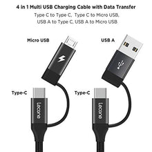 Carica l'immagine nel visualizzatore di Gallery, Lecone 4 in 1 Multi Cavo USB C di Ricarica con Trasferimento Dati, [1 1 Pack - Ilgrandebazar